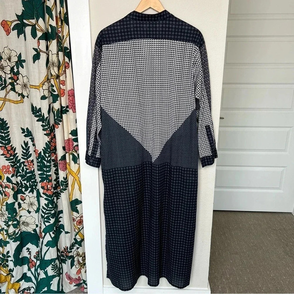 NWT Johnny Was Neelu Voile Shirt Dress Button Front Blue Embroidered Small - Picture 4 of 7